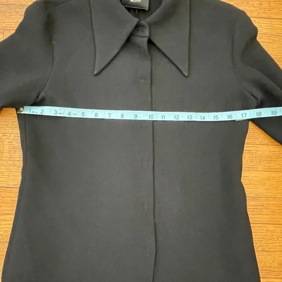 A.W.A.K.E. Mode Structured Shirt Black Size 40 - Picture 7 of 12